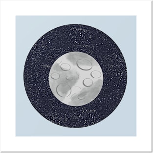 Moon in the Sky Posters and Art